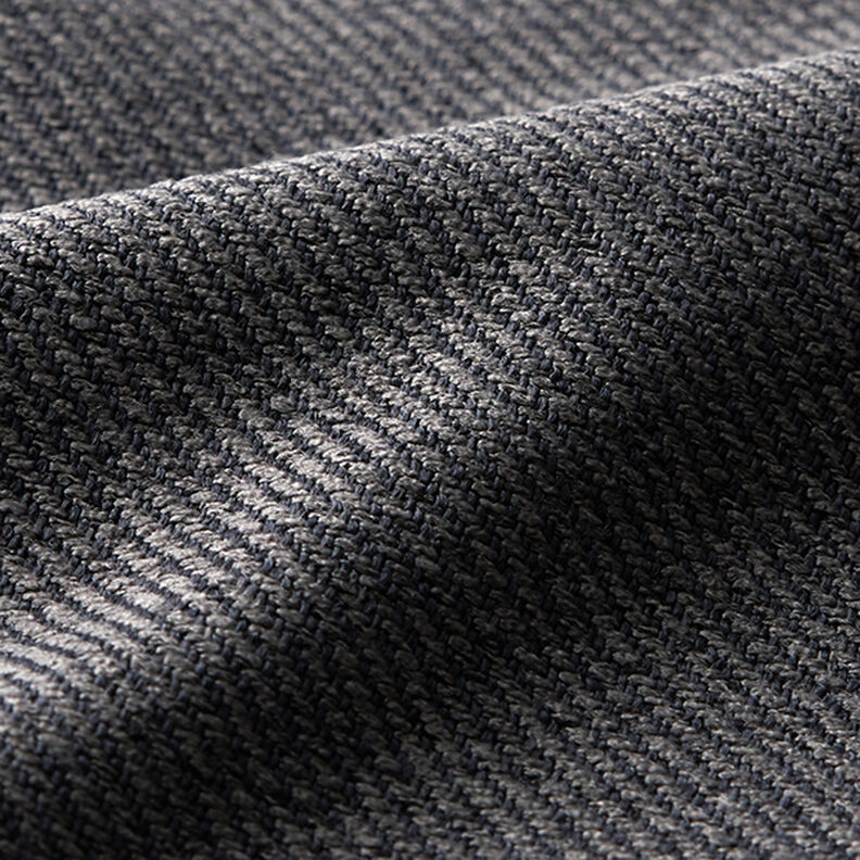 Tissu de revêtement Aspect sergé – gris foncé,  image number 2