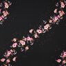 Jersey coton Fleurs de bord de mer | Glitzerpüppi – noir/pourpre,  thumbnail number 1