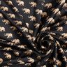 Tissu pour chemisier Éléphants – noir,  thumbnail number 3
