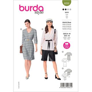 Robe / Chemisier, Burda 6030 | 34 - 44, 