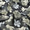 Chiffon fleurs d'hibiscus – noir/blanc,  thumbnail number 2