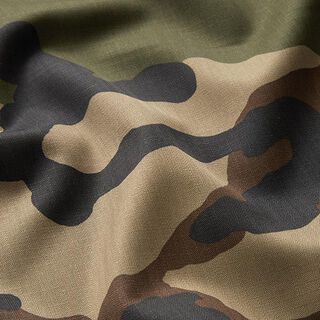 Tissu de pantalon Camouflage – kaki, 