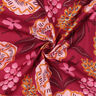 Popeline coton Fresh Flowers | Nerida Hansen – rouge bordeaux,  thumbnail number 4