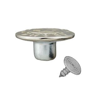 Bouton jeans standard Etoile – argent métallique, 