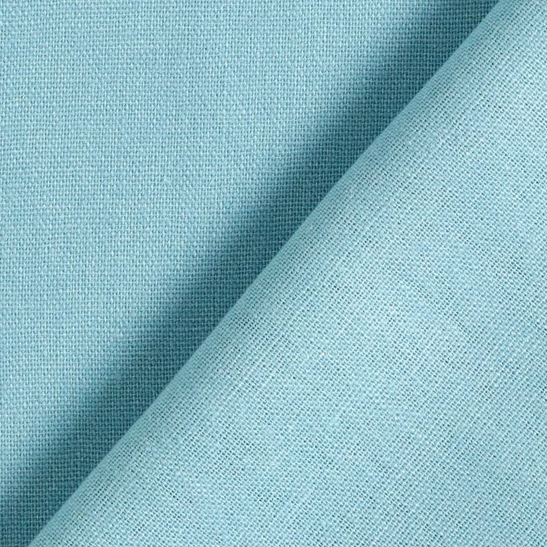 Pur lin lourd Uni – bleu clair, image number 3