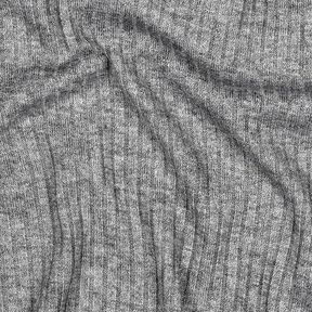 Maille côtelée Lurex – argent/argent métallisé, 