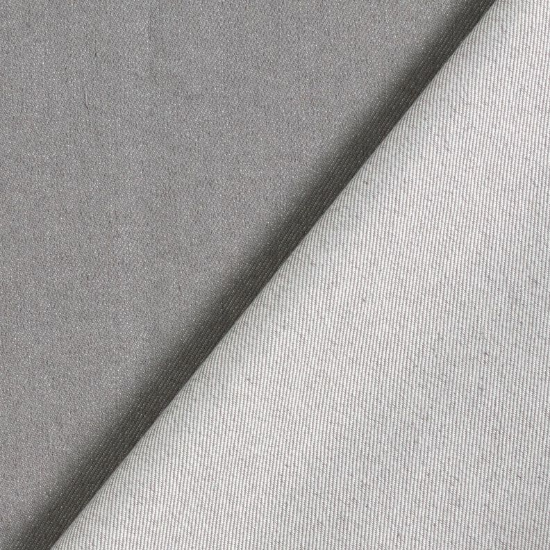 Denim de coton stretch mélangé moyen – gris,  image number 3