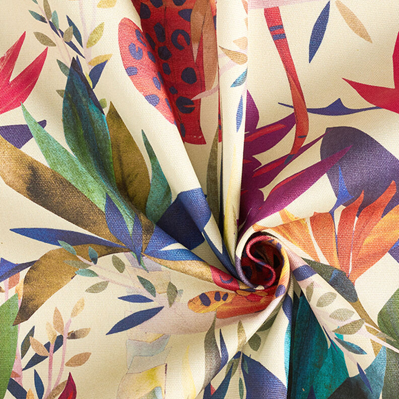 Tissu d’extérieur Canvas Léopard – beige,  image number 3