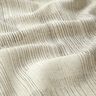 Tissu pour voilages Mélange lin Rayures irrégulières  – gris/nature,  thumbnail number 2