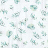 GOTS Tissu double gaze de coton Feuilles de la jungle | by Poppy – blanc/menthe clair,  thumbnail number 2