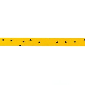 Biais Triangles [20 mm] – moutarde/noir, 