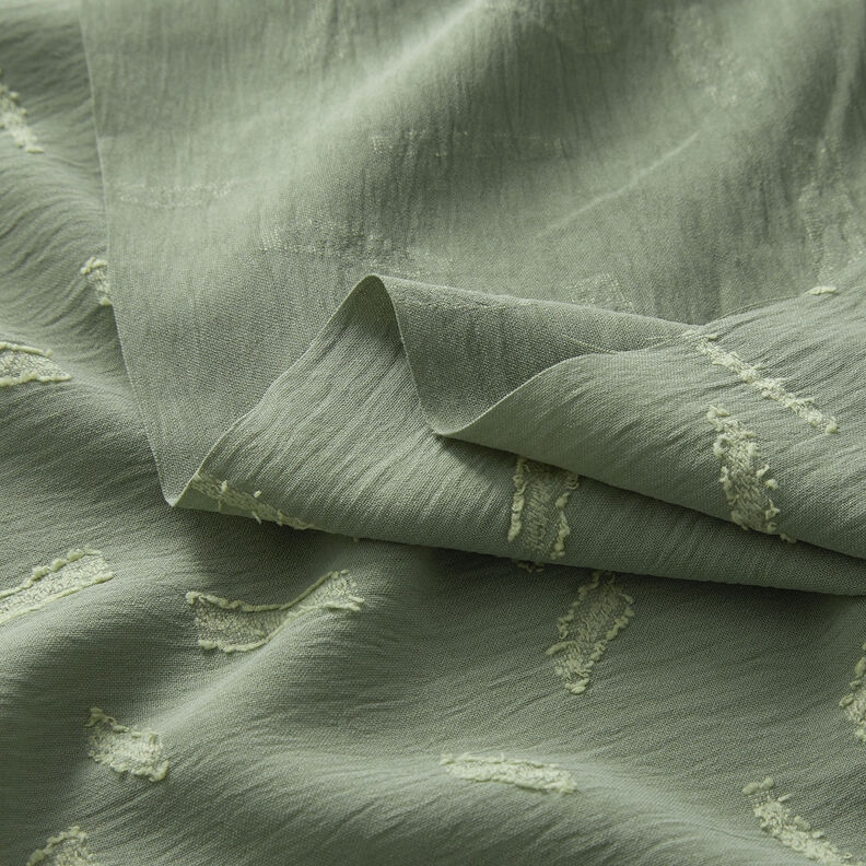 Jacquard dobby Rayures – kaki,  image number 3