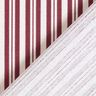 Tissu de décoration Semi-panama Rayures élégantes – rouge bordeaux/écru,  thumbnail number 4