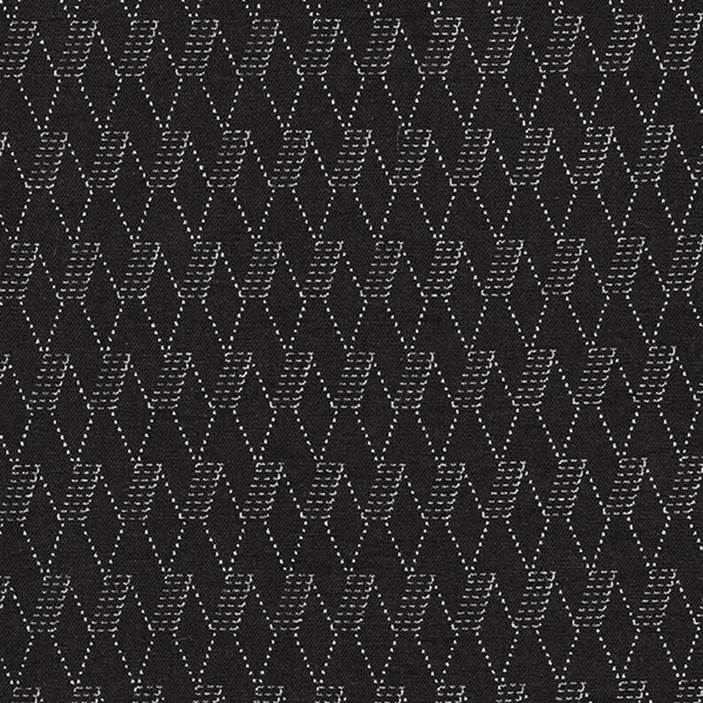 Jean stretch Losanges abstraits – noir,  image number 1