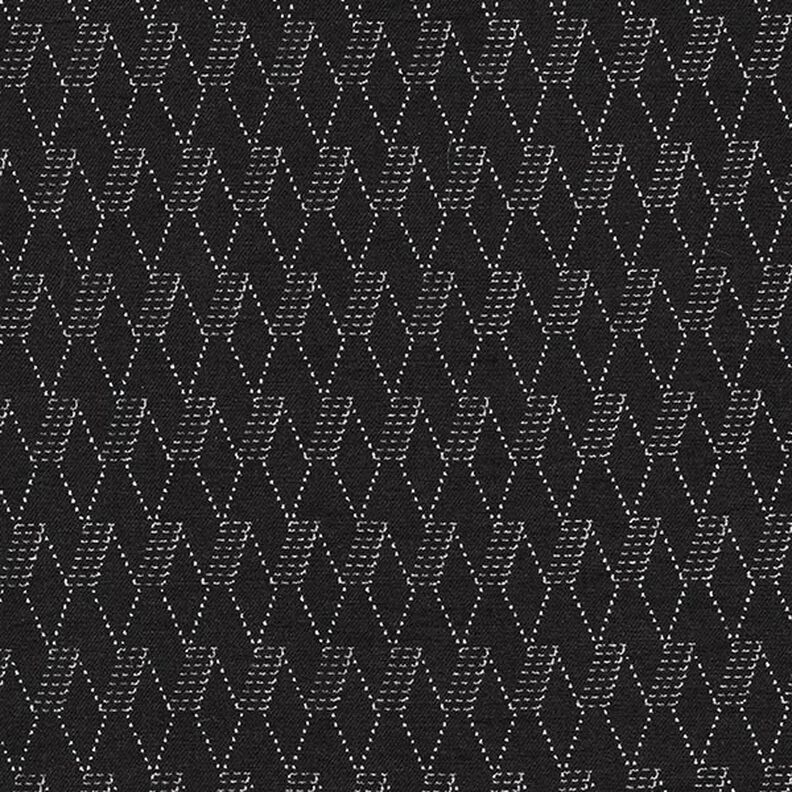 Jean stretch Losanges abstraits – noir,  image number 1