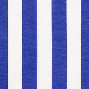 Tissu de décoration Canvas Rayures – bleu/blanc, 