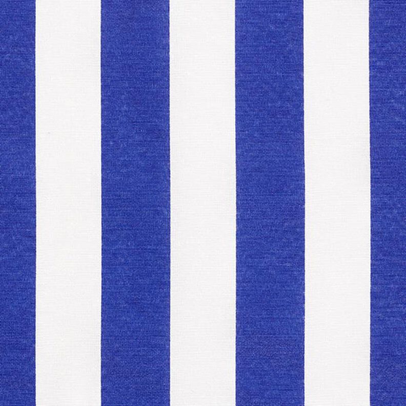 Tissu de décoration Canvas Rayures – bleu/blanc,  image number 1