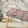 Tissu de décoration Gobelin Mandala oriental – carmin/ivoire,  thumbnail number 5