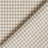 Tissu pour manteau Mélange de laine Motif pied-de-poule pailleté – mocca/écru,  thumbnail number 4