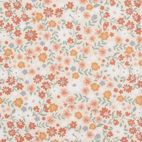 Tissu pour veste de pluie Prairie fleurie Impression numérique – rosé, 
