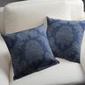 Tissu de décoration Jacquard Damasco 280 cm – bleu roi,  thumbnail number 5