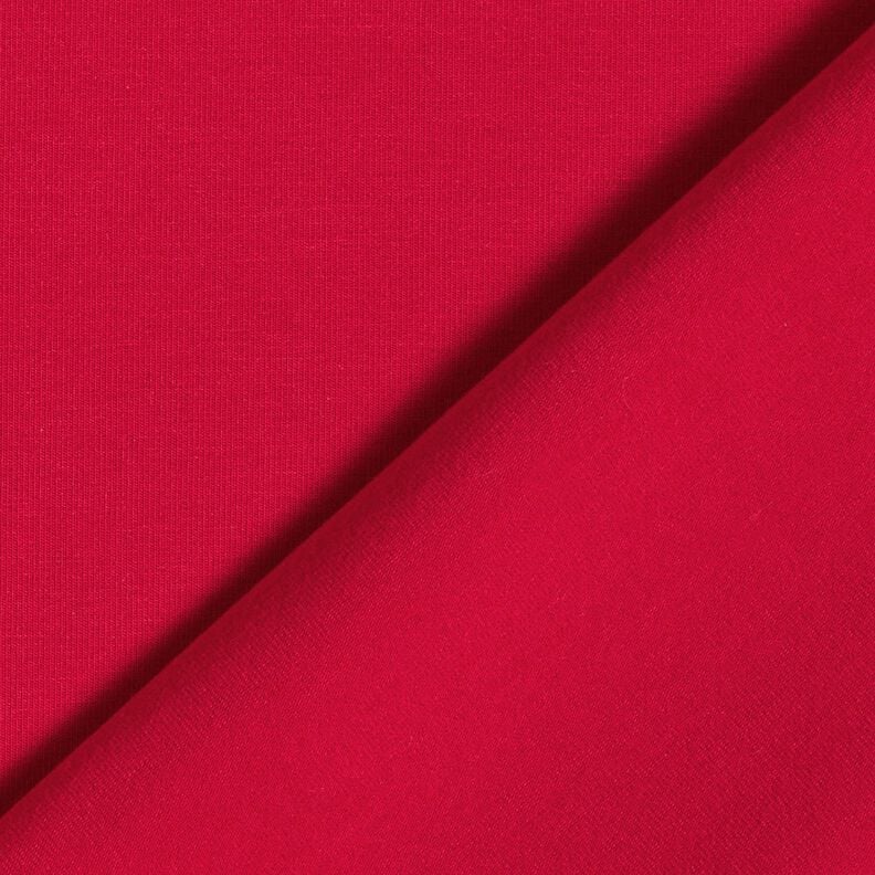 Jersey coton Medium uni – framboise,  image number 5