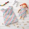 Flanelle coton Carreaux diagonaux avec cœurs | by Poppy – blanc/saumon,  thumbnail number 5