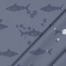 Tissu pour veste de pluie Requin | by Poppy – gris bleu,  thumbnail number 3