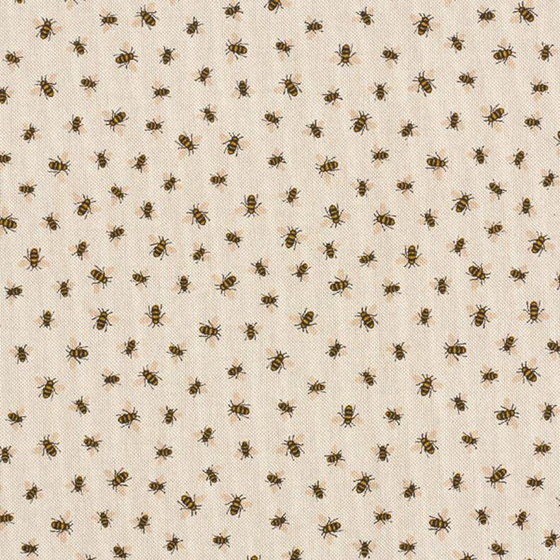 Tissu de décoration Semi-panama Famille d’abeilles – nature, image number 1