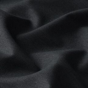 Popeline coton Uni – noir | Reste 60cm, 