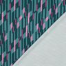 Jersey romanite Losanges abstraits – pétrole/rose,  thumbnail number 4