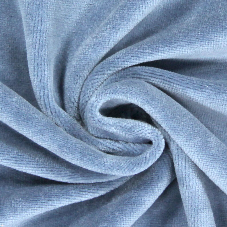 Tissu Nicki Uni – bleu acier,  image number 2