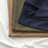 Crêpe de satin Uni – bleu marine,  thumbnail number 4