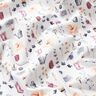 Tissu en coton Popeline Jardinage – blanc/gris bleu,  thumbnail number 2