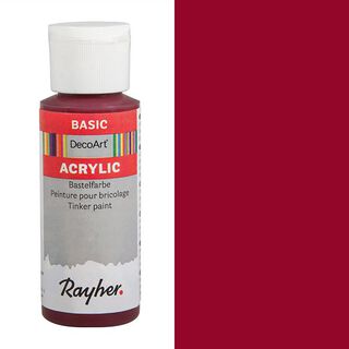 Peinture de bricolage acrylique [ 59 ml ] – rouge, 