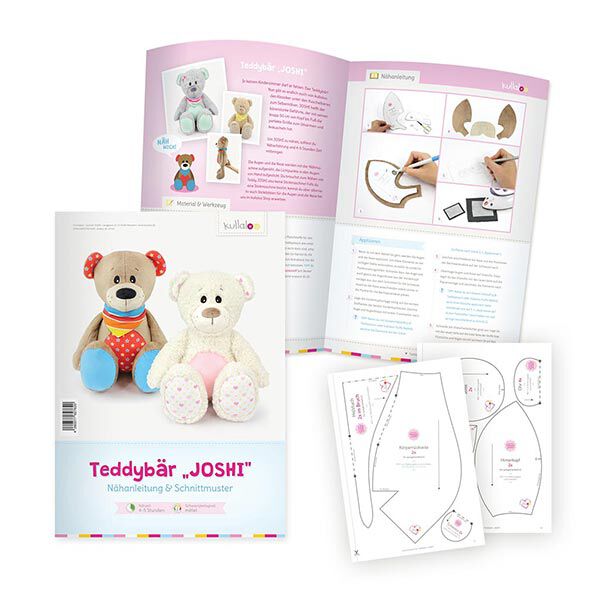 Patron en papier ours en peluche "JOSHI" pour coudre l'ours en peluche | Kullaloo, image number 6