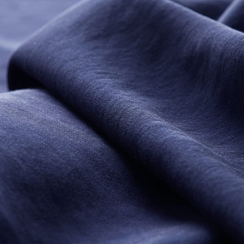 Mélange viscose Reflet brillant – bleu marine, image number 3