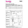Robe | Burda 5845 | 36-46,  thumbnail number 9