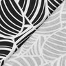 Jersey viscose Feuilles abstraites – noir/blanc,  thumbnail number 5
