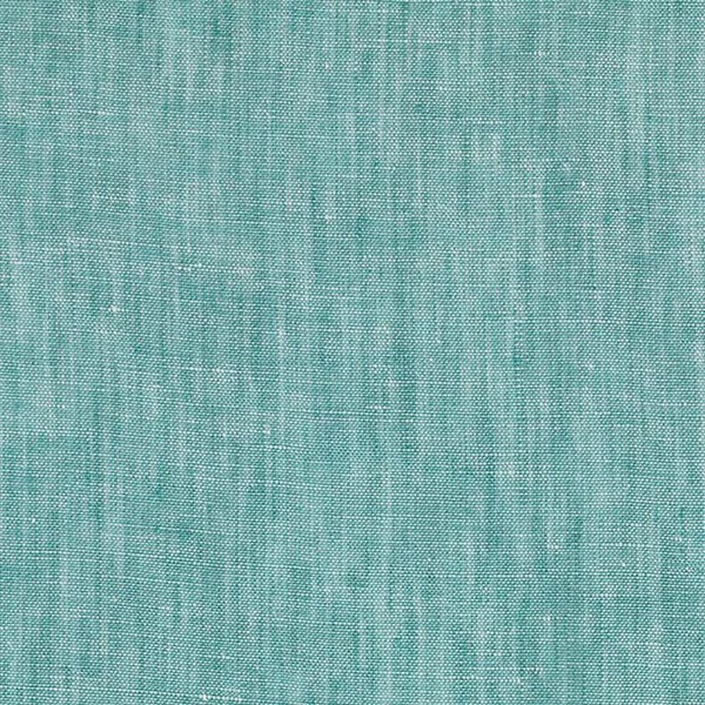 Pur lin chiné – bleu aqua,  image number 7