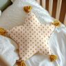 GOTS Tissu double gaze de coton Motif losanges boho  | Poppy Fabrics – crème/cannelle,  thumbnail number 7
