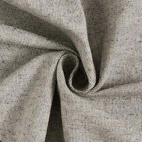 Tissu déco semi-panama nervuré en coton recyclé – gris schiste/blanc, 