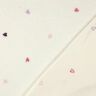 Tissu teddy Coeurs brodés | Poppy Fabrics – ivoire/rosé,  thumbnail number 4