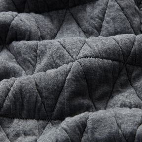Jersey matelassé à losanges – gris, 