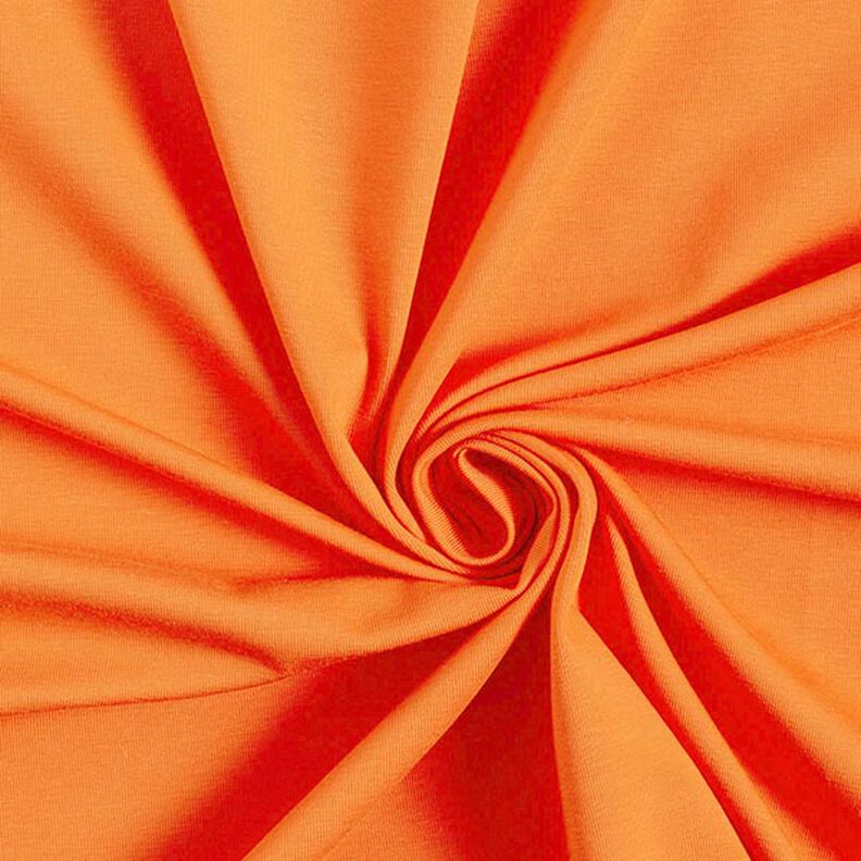 Jersey coton Medium uni – orange,  image number 1