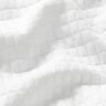 Jersey matelassé à carreaux – blanc,  thumbnail number 2