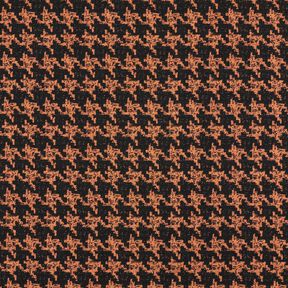 Jersey viscose &ndash; orange p&ecirc;che/noir, 