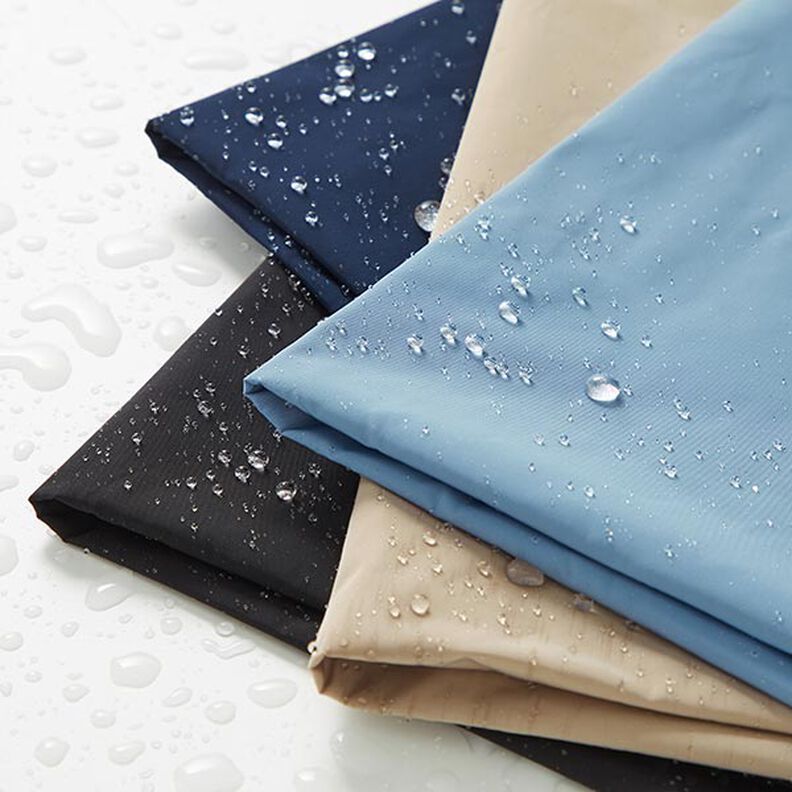 Tissu pour veste hydrofuge – bleu marine,  image number 5