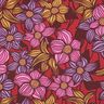LENZING™ EcoVero™ Tissu viscose Fleurs | Poppy Fabrics – merlot/abricot,  thumbnail number 1