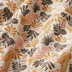 Tissu en coton Cretonne Feuilles de palmier – anémone, 